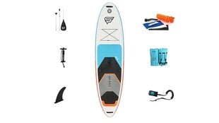 Storm Freeride piepūšamā SUP dēlis 320 x 81 x 15 cm ar piederumiem - Surfbrett cena un informācija | SUP dēļi, sērfa dēļi un piederumi | 220.lv