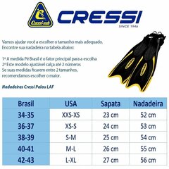 Spuras Cressi-Sub Palau Melns (38 - 41) cena un informācija | Citi niršanas piederumi | 220.lv