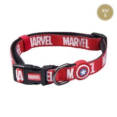 Suņa kaklasiksna Marvel Sarkans XS/S cena un informācija | Apkakles, siksnas suņiem | 220.lv