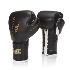 Boksa cimdi TIGER BLACK L 10 oz Yakimasport цена и информация | Боевые искусства | 220.lv