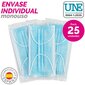 Box of hygienic masks SensiKare 25 Daudzums (12 gb.) cena un informācija | Masāžas piederumi | 220.lv