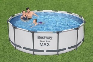 Bestway tērauda Pro MAX™ baseins bez piederumiem 366 x 100 cm цена и информация | Бассейны | 220.lv