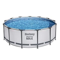 "Bestway® Steel Pro MAX™" rezerves baseina rāmis bez piederumiem Ø 396 x 122 cm cena un informācija | Baseini | 220.lv