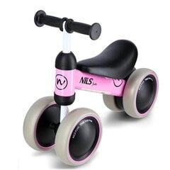 Līdzsvara velosipēds RB002 VIOLET BALANCE BIKE NILS FUN cena un informācija | Skrejriteņi | 220.lv