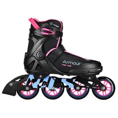 Skrituļslidas NA22151 INLINE SKATES ARMOUR BLACK PINK SIZE 41 NILS EXTREME cena un informācija | Skrituļslidas | 220.lv