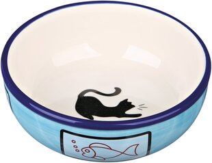 Bļoda dzīvniekiem, keramika : Trixie Ceramic bowl, cat, 0.35 l|ø 12.5 cm cena un informācija | Bļodas, kastes pārtikas | 220.lv