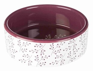 Bļoda dzīvniekiem, keramika : Trixie Ceramic bowl, 0.3 l|ø 12 cm, white|berry cena un informācija | Bļodas, kastes pārtikas | 220.lv