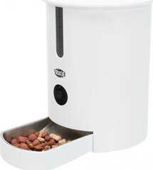 Automātiskais barības dozators : Trixie TX9 Smart automatic food dispenser, 2.8 l|22 × 28 × 22 cm, white cena un informācija | Bļodas, kastes pārtikas | 220.lv