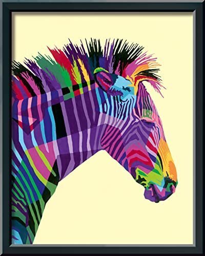 Krāsojamie attēli Ravensburger CreArt Large Zebra 24 x 30 cm cena un informācija | Gleznas pēc numuriem | 220.lv