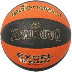 Basketbola bumba Spalding Excel TF-500 Oranžs 7 cena un informācija | Basketbola bumbas | 220.lv