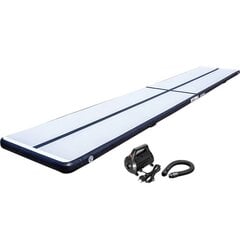 Piepūšams vingrošanas matracis Story Airtrack 4m x 1m x 10cm melns цена и информация | Коврики для йоги, фитнеса | 220.lv