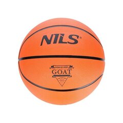 Basketbola bumba NPK272 BASKETBALL ORANGE GOAT 7 NILS cena un informācija | Basketbola bumbas | 220.lv