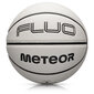 Basketbols Meteor Fluo balts/neona zils 7 cena un informācija | Basketbola bumbas | 220.lv