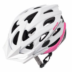 Aizsargķivere METEOR CYCLING HELMET MV29 Drizzle XL 61-63 cm white / gray cena un informācija | Citi velo piederumi un aksesuāri | 220.lv