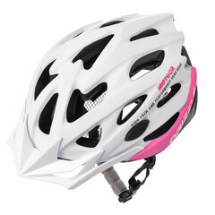 Aizsargķivere METEOR CYCLING HELMET MV29 Drizzle XL 61-63 cm white / gray цена и информация | Другие аксессуары для велосипеда | 220.lv