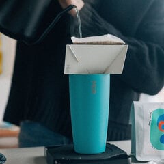 MiiR Coastal Teal Tumbler - 470 ml tilpums cena un informācija | Ūdens pudeles | 220.lv