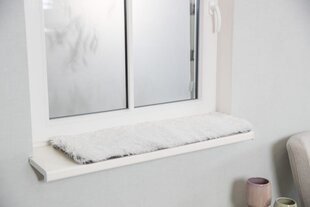 Guļvieta dzīvniekiem : Trixie Harvey lying mat for windowsills, 90×28 cm, white|black cena un informācija | Suņu gultas, spilveni, būdas | 220.lv