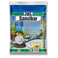 JBL Sansibar River 5kg Pelēkbaltas smiltis cena un informācija | Akvārija augi, dekori | 220.lv