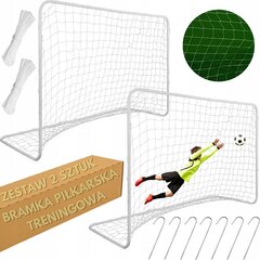 Pārnēsājami futbola vārti, 138 x 122 x 61 cm, 2 gab. цена и информация | Футбольные ворота и сетки | 220.lv