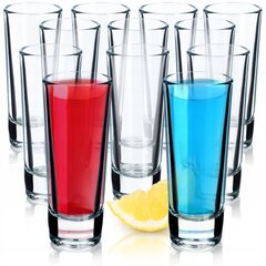 12x degvīna glāzes 60ml Shot Glass komplekts cena un informācija | Glāzes, krūzes, karafes | 220.lv