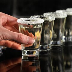 12x degvīna glāzes 50 ml Shot glāžu komplekts cena un informācija | Glāzes, krūzes, karafes | 220.lv