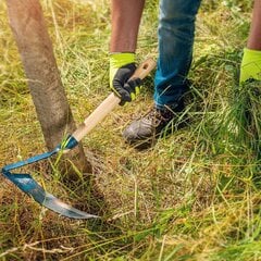 Manuāla dārza lauksaimniecības izkapts mežam, 50 cm cena un informācija | Dārza instrumenti | 220.lv