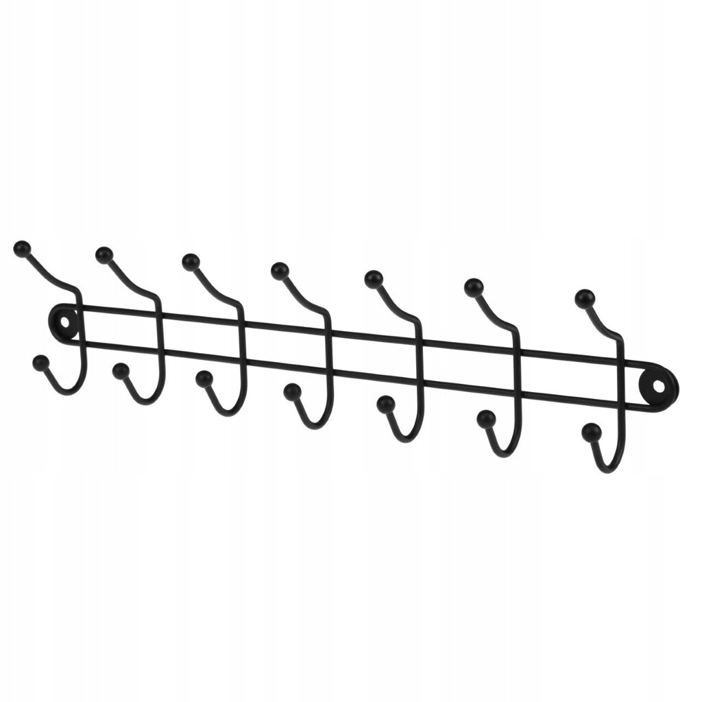 Sienas pakaramais drēbēm pie sienas ar 7 āķiem cena un informācija | Pakaramie un apģērbu maisi | 220.lv