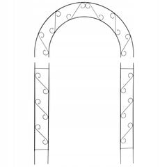 Садовая пергола Металлическая арка для цветов и роз 240см цена и информация | Беседки, навесы, тенты | 220.lv