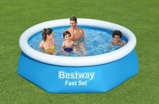 Бассейн Bestway Fast Set, 244x61 см, без фильтра цена и информация | Бассейны | 220.lv