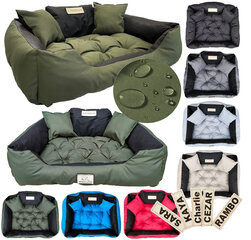 KingDog Green Waterproof Dog Couch Bed 75x65 см цена и информация | Лежаки, домики | 220.lv