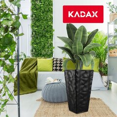 Горшок для цветов Цветочный горшок со вставкой Garden Черный 56см цена и информация | Ящики для балкона | 220.lv