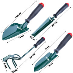 Dārza instrumentu komplekts 4in1 Spade Cutter Soil Conditioner Kadax cena un informācija | Dārza instrumenti | 220.lv