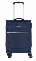 Kabīnes koferis 52cm S Cabin soft 31L 4 riteņi Travelite Navy Blue cena un informācija | Koferi, ceļojumu somas | 220.lv