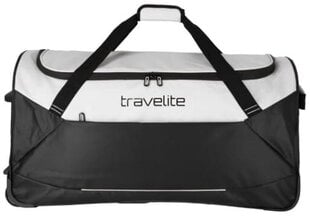 Travelite BASICS 71cm ceļojumu soma melnā un baltā krāsā cena un informācija | Koferi, ceļojumu somas | 220.lv