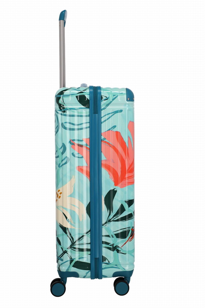 Liels koferis 77cm L Cruise Turquoise Lilies Print Travelite цена и информация | Koferi, ceļojumu somas | 220.lv