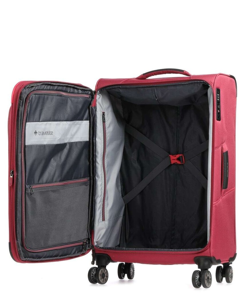 Travelite Skaii 67 Medium M Case Red цена и информация | Koferi, ceļojumu somas | 220.lv