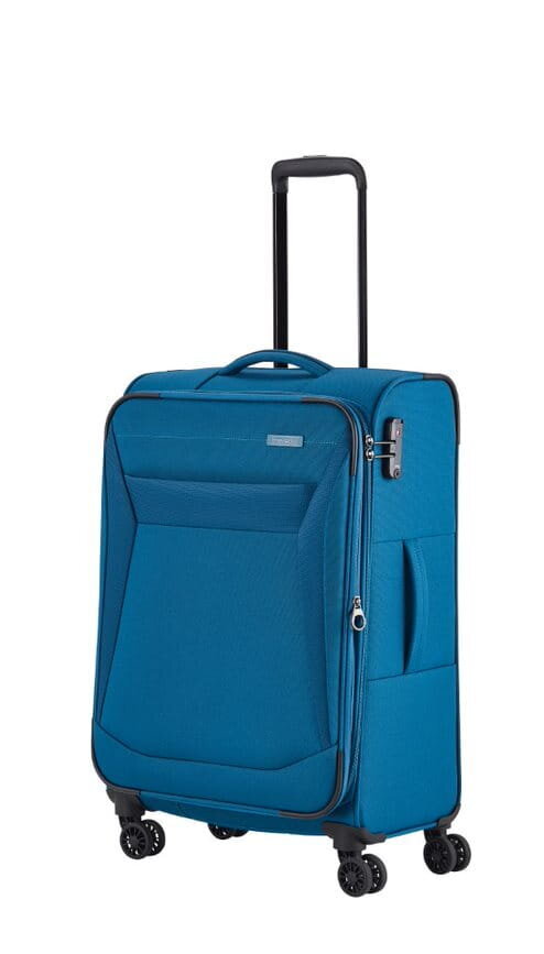 Travelite koferis 66cm Medium M Chios Blue Petrol cena un informācija | Koferi, ceļojumu somas | 220.lv