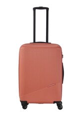 Vidēja izmēra futrālis 67cm M Bali Travelite Coral Orange cena un informācija | Koferi, ceļojumu somas | 220.lv