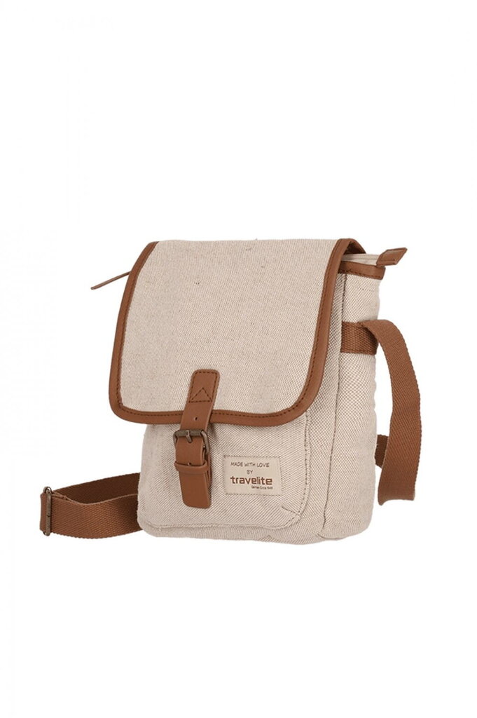 Travelite Hempline Beige Natur City Letterman soma cena un informācija | Sieviešu somas | 220.lv