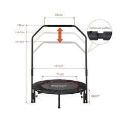 Batuts B6388, Ø101 cm cena un informācija | Batuti | 220.lv