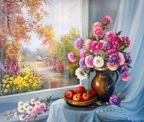 Картина по номерам "Bouquet with apples" 30x40 цена и информация | Живопись по номерам | 220.lv