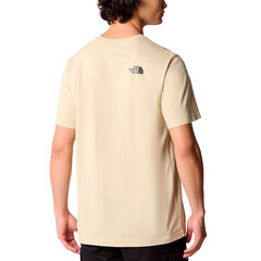 M s/s simple dome tee the north face nf0a87ng3x4 vīriešiem smelio spalvos vīriešiem bešs NF0A87NG3X4 cena un informācija | Vīriešu T-krekli | 220.lv