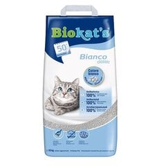 Smiltis kaķu tualetei - Gimborn Biokat's Bianco 10kg cena un informācija | Kaķu tualetes | 220.lv