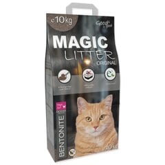 Smiltis kaķu tualetēm : MAGIC LITTER Bentonite Original 10kg cena un informācija | Kaķu tualetes | 220.lv