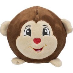 Plīša rotaļlieta - Trixie Monkey, round, plush, 11 cm cena un informācija | Suņu rotaļlietas | 220.lv