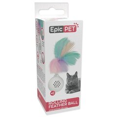 Rotaļlieta kaķiem : Placek Cat Epic Pet Rolling feather ball 4cm cena un informācija | Rotaļlietas kaķiem | 220.lv