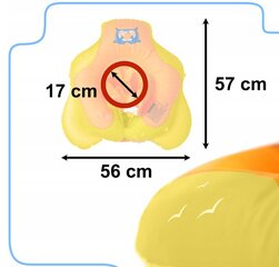 Piepūšams peldēšanas gredzens cena un informācija | Piepūšamās rotaļlietas un pludmales preces | 220.lv