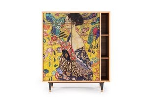 Комод BS6 Lady With Fan By Gustav Klimt L 94 cm, орех цена и информация | Комоды | 220.lv