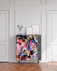 Kumode BS6 Kandinsky L 94 cm, pelēks cena un informācija | Kumodes | 220.lv