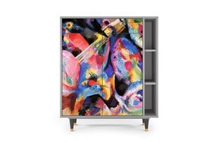 Kumode BS6 Kandinsky L 94 cm, pelēks cena un informācija | Kumodes | 220.lv